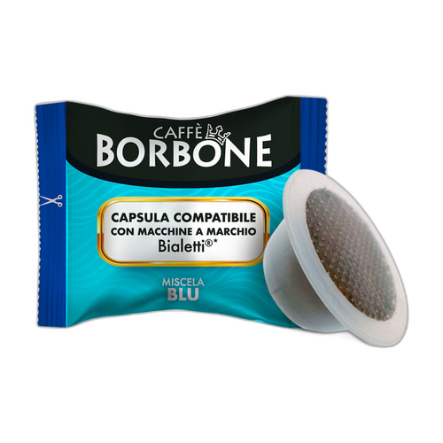 Caffè Borbone Miscela Blu – Compatibili Bialetti – 100 capsule