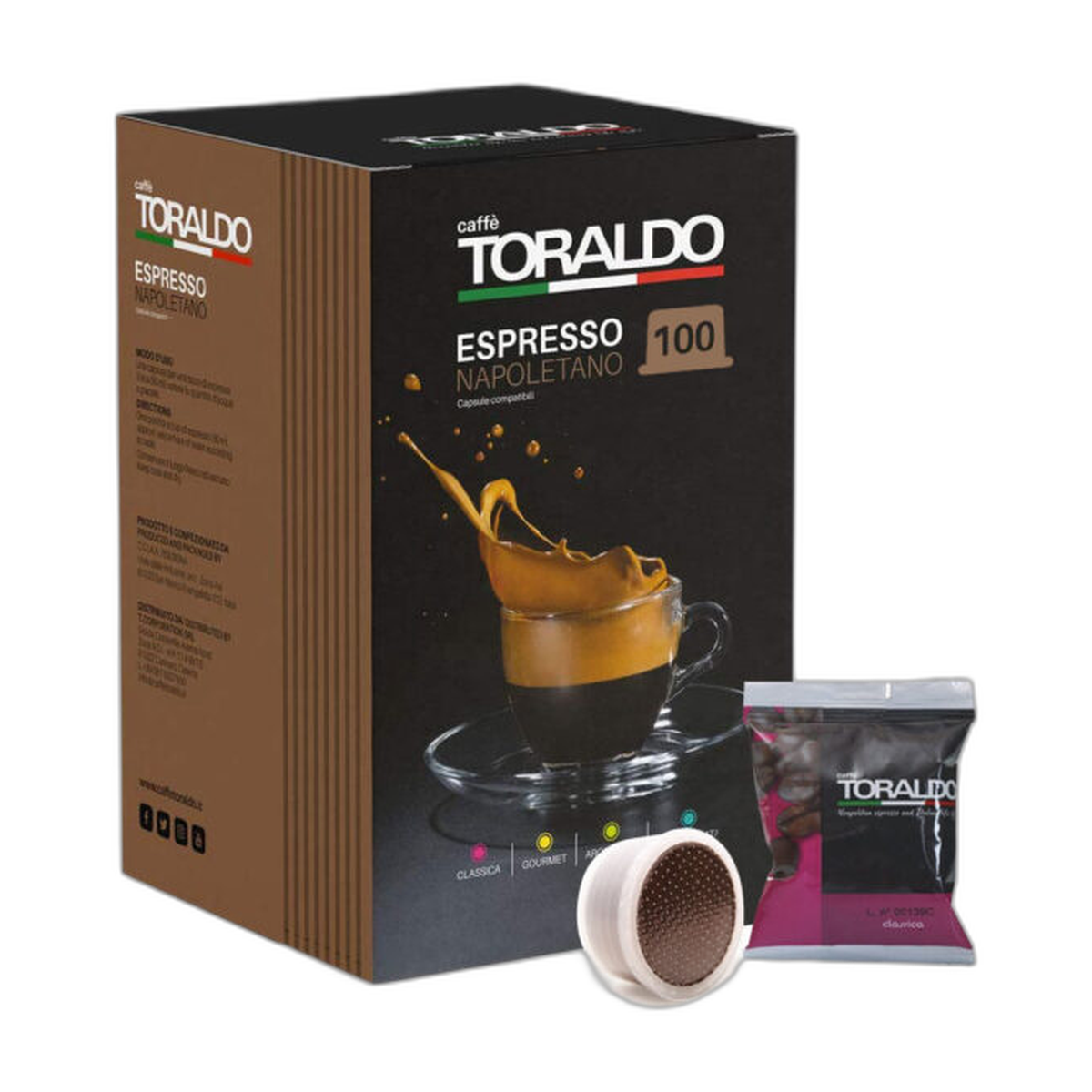 Toraldo Classica – Compatibili sistema Coop – 100 capsule